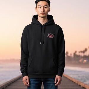 Quiksilver Sweatshirt Navy Hoodie w/ Kangaroo Pocket in Size M  NWT